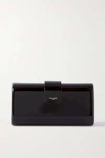 Saint Laurent + Plexiglas Clutch