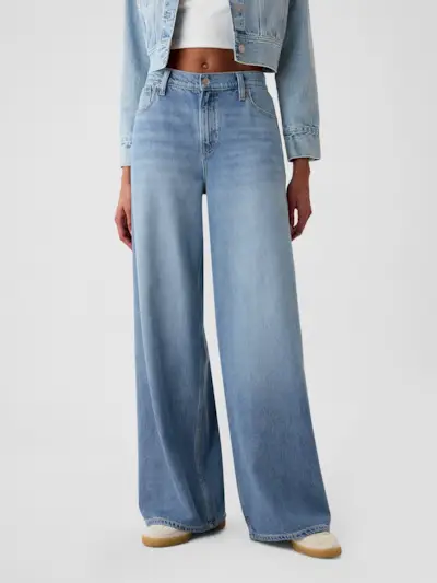 Mid Rise UltraSoft Baggy Jeans