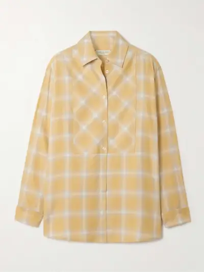 Chloé Checked Voile Shirt