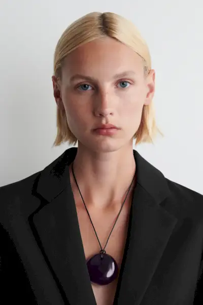 Glass Pendant Necklace