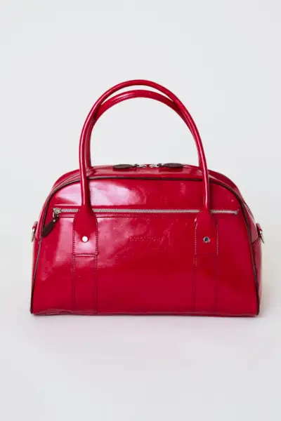 The Chai Bowler Bag, Tomato