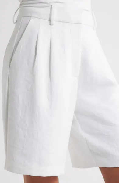 The Curator Pleated Bermuda Shorts