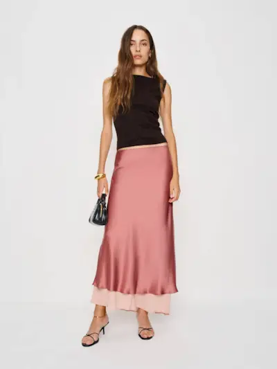 Marcia Silk Skirt