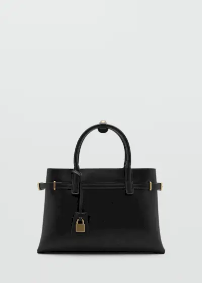 Shopper Bag With Padlock - Women | Mango Usa