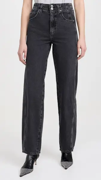 Free People Aster Straight Jeans