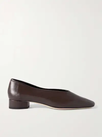 Delia Leather Pumps