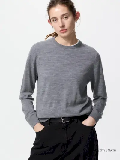 100% Merino Crew Neck Jumper