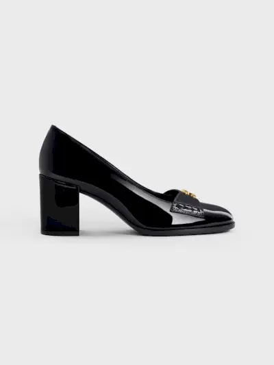 Celine Lily Triomphe Pump in Patent Calfskin