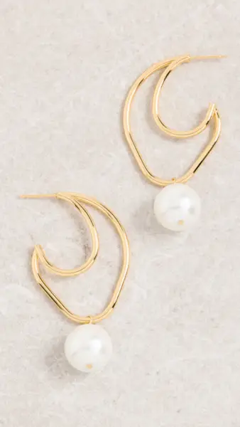 Shashi + Barcelona Pearl Earrings