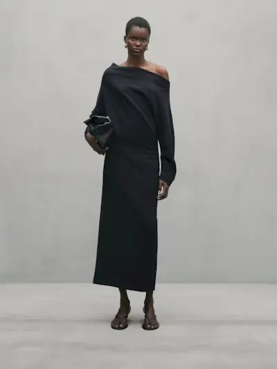 Long Sleeve Midi Dress - Studio