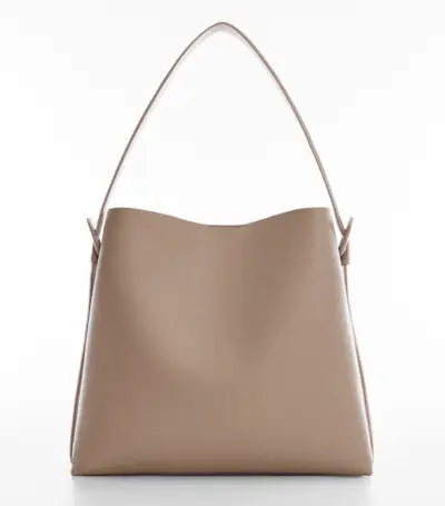 Mango + Shopper Bag With Buckle