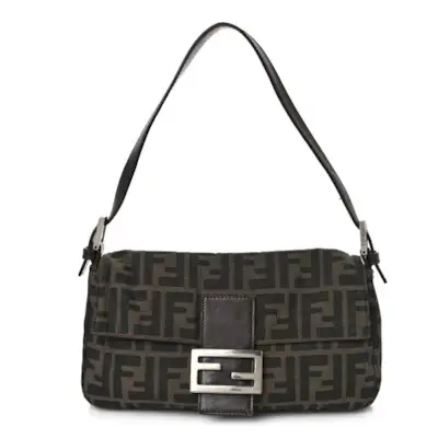 Fashionphile + Fendi Zucca Baguette Tobacco