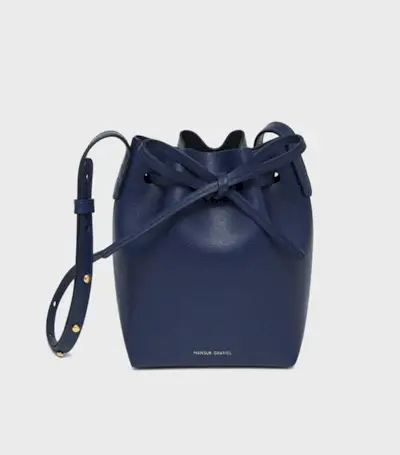 Mansur Gavriel + Mini Mini Bucket in Blue