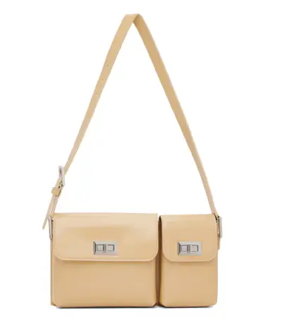 BY FAR + Beige Baby Billy Bag