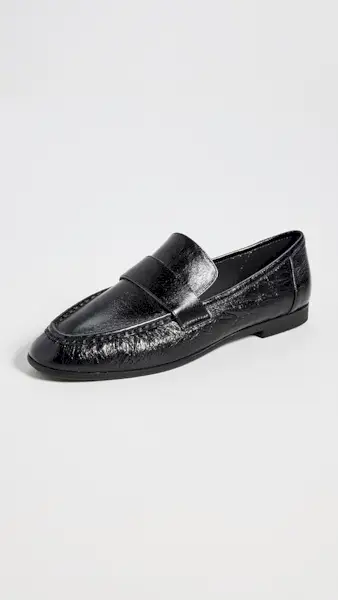 Black Suede Studio Arrow Loafers