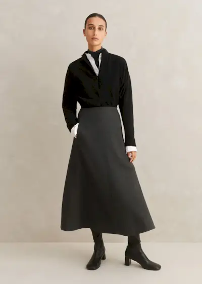 Me+Em + Ponte A-Line Skirt