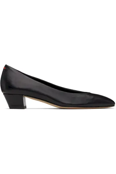 Aeyde, Black Helia Low-Cut Heels