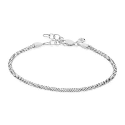 Sterling Silver Heirloom Woven Chain Bracelet