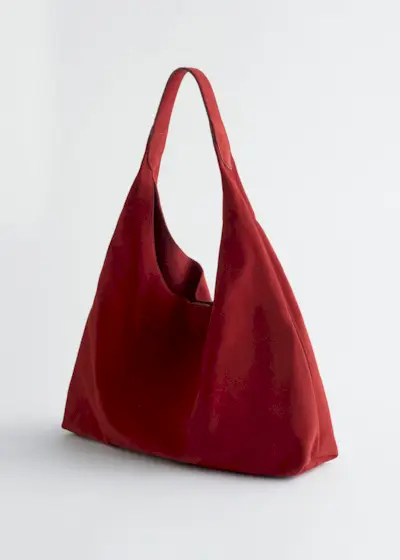 Large Suede Tote Bag