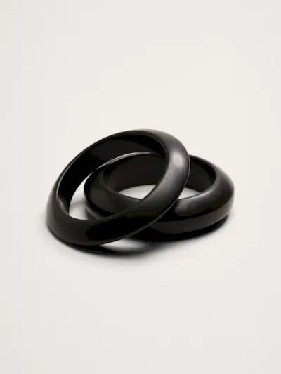 Banana Republic, Curved Bangle Set of 2 by Aureus + Argent