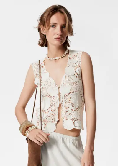& Other Stories, Crochet Vest Top