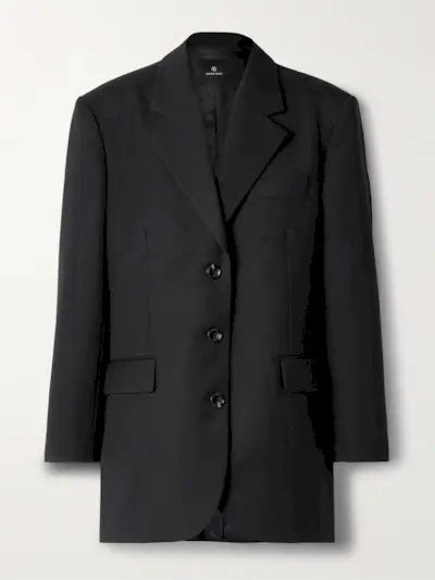 Sara Oversized Woven Blazer