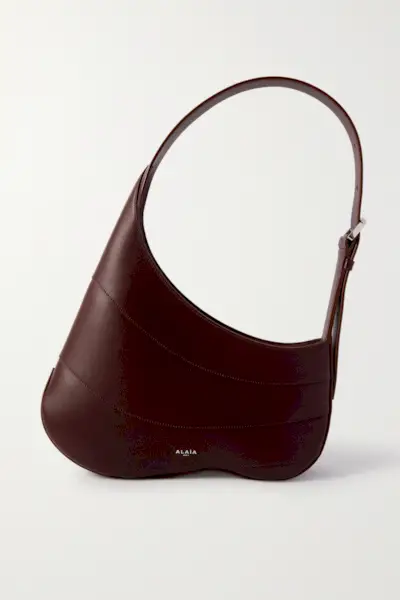 Djinn Paneled Leather Shoulder Bag