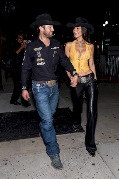 bella hadid in westernwear