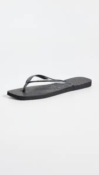 Havaianas Slim Square Pop Up Logo Flip Flops