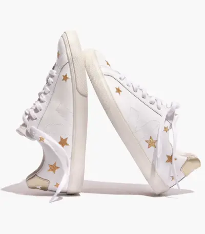 Madewell x Veja + Esplar Low Sneakers in Embroidered Stars