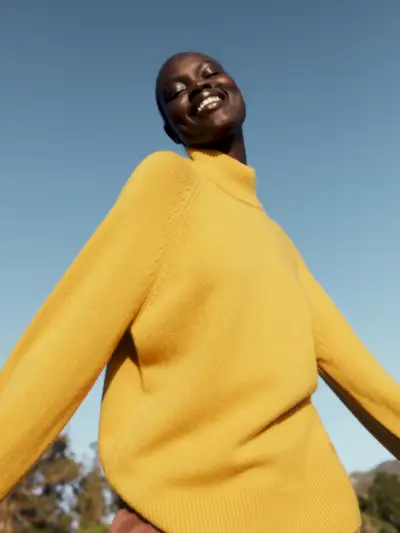 Reformation + Garrett Cashmere Oversized Turtleneck