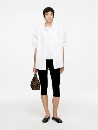 Leather Ballet Flats – Black – Women – Arket Gb