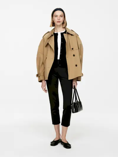 Cropped Trousers – Black – Women – Arket Gb