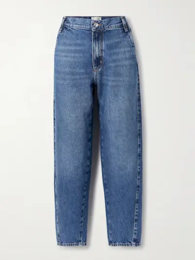Low Slung Barrel Boyfriend Jeans
