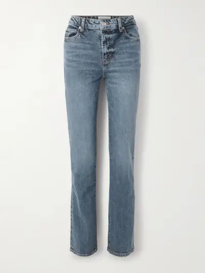 Le Pixie Slim Palazzo High-Rise Wide-Leg Stretch Jeans