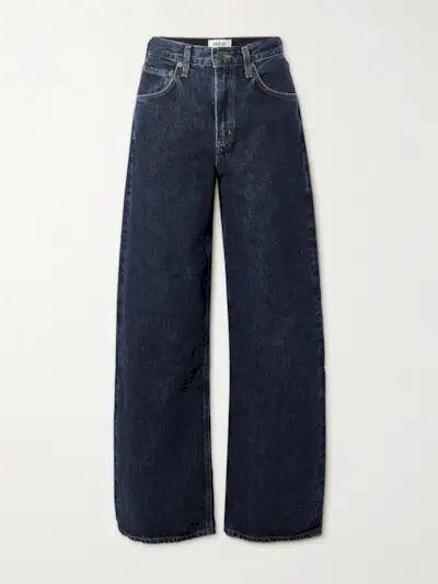 Balloon High-Rise Barrel-Leg Jeans