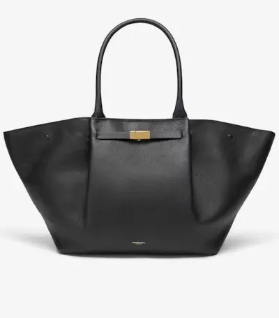 Demellier + The New York in Black Small Grain