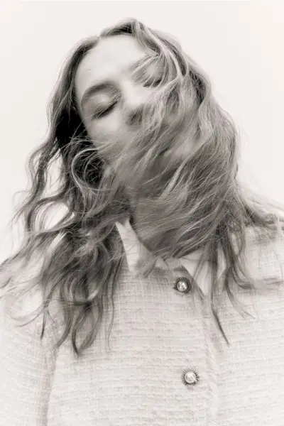 Cropped Bouclé-Weave Jacket