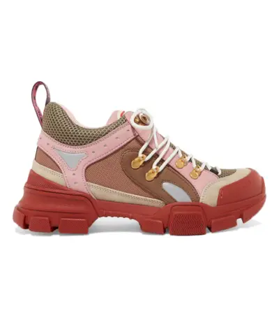 Gucci + Flashtrek Logo-Embossed Leather