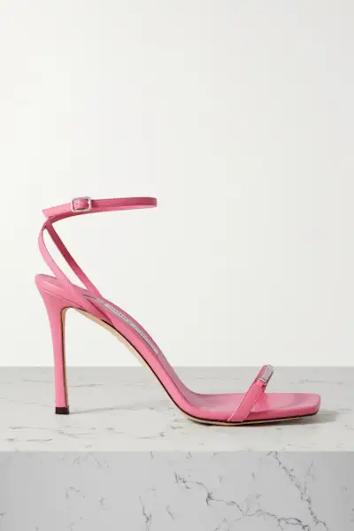 Jimmy Choo + Jaxon 95 Leather Sandals