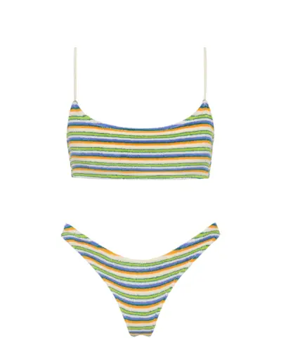 Mica - Popi Terry Towelling Crop Bikini Set | Triangl