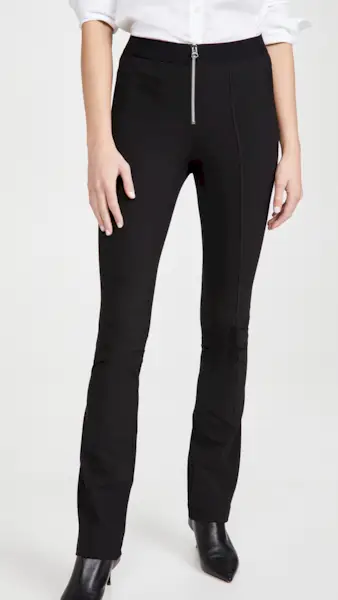 Rag & Bone + Simone Flare Pants With Exposed Zip