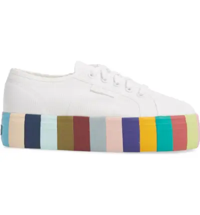 Superga + 2790 Stripe Platform Sneaker
