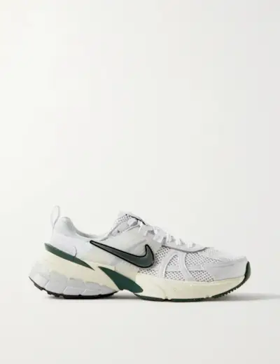 Nike + V2K Run Mesh and Woven Mid-Top Trainers