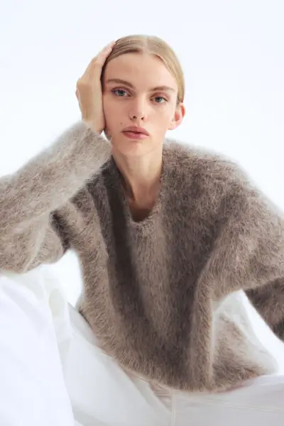 Mohair-Blend Jumper