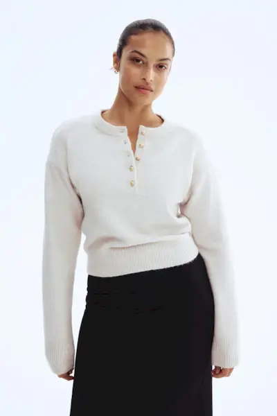 Button-Top Jumper
