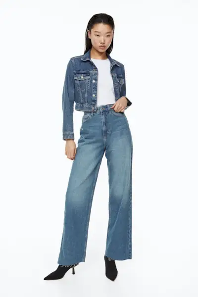 H&M + Wide Ultra High Jeans