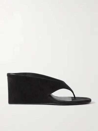 Tong 75 Suede Wedge Sandals