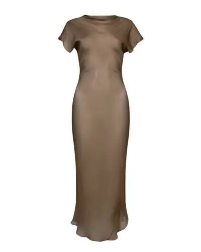 WORME BIBI SHEER MIDI DRESS