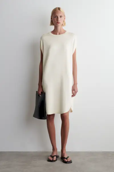 Circle-Cut Knitted Dress